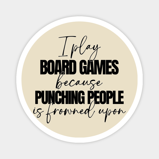 Board Games Magnet by RefinedApparelLTD